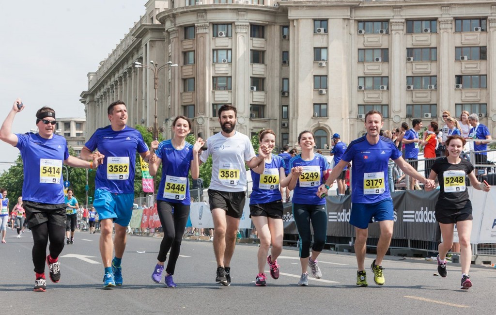 Echipa 321 sport @ finish line Semi Maraton Bucuresti 2015